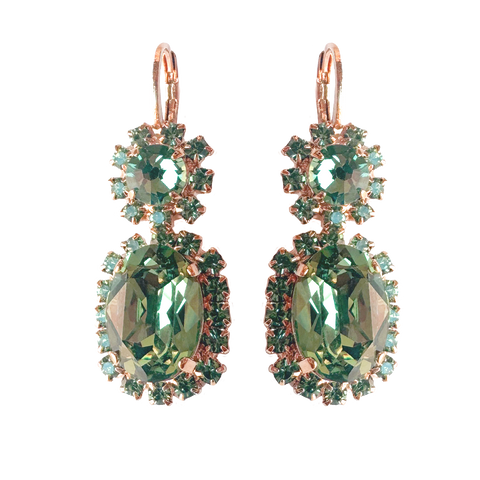 Swarovski oorbellen Rosé