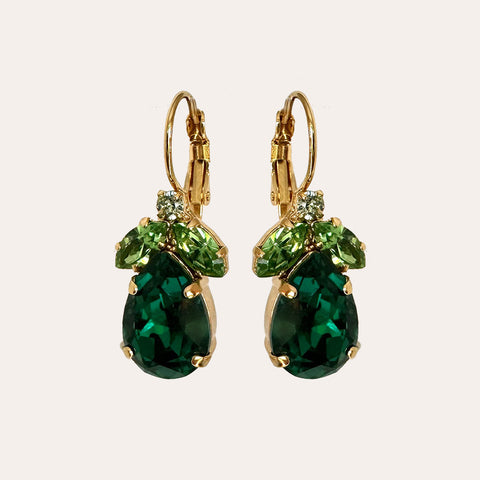 Groene oorbellen