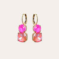 2040 fuchsia creolen roze